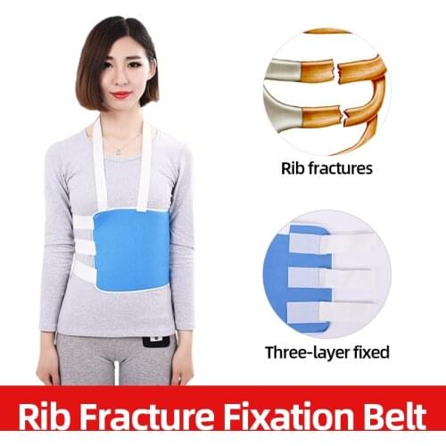 Rib Fracture Fixation Belt Thoracic Surgery Spine Recovery Brace Chest Strap Heart Bypass Surgery Support Protection