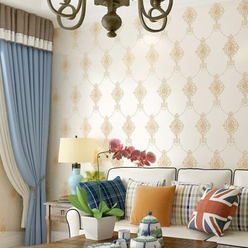 Beibehang Self adhesive mirror wallpaper wallpaper 3D European fine embossed living room clothing store background wallpaper