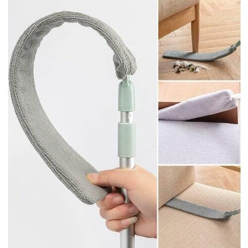 Long handle Cleaning Duster Flexible Microfiber Dust Brush for Household Sofa Gap Bedside Fur Hair Floor Sweeper Mop Tools