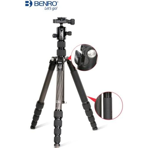 MC19 Carbon fiber tripod BENRO SLR camera photography bracket micro single professional portable monopod