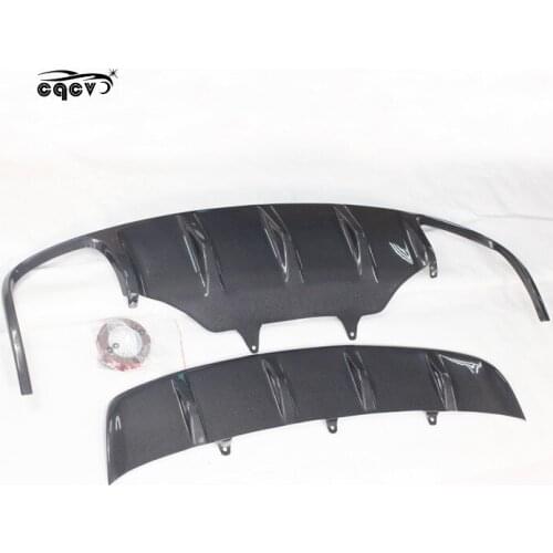 Wing spoiler front rear guard trunk for porsche macan 95B in carbon fiber