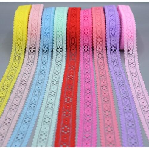 10 yards clothing fabric sewing and embroidery ivory black trimmed cotton knit lace woven handmade craft