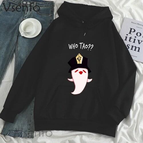 Genshin Impact Hu Tao Sweatshirt Harajuku Clothes Women Autumn Winter Long Sleeve Hoodies Sweatshirts Women Sudadera Mujer Sweat