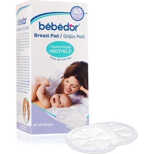 Ultra Soft Cottony Tissue Extra High Absorbent Bebedor Breast Pad 40 Pieces