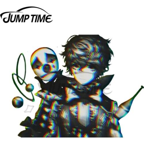JumpTime 13 x 11.2 cm For Facade Car Stickers VAN ATV Occlusion Scratch Waterproof Anime Window Graphics Decal Vinyl Decoration