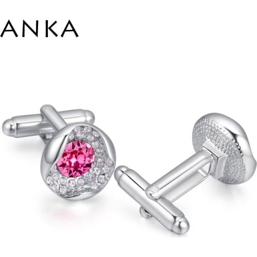 ANKA Brand New Cufflinks Shirt Luxury Mens Buttons Gift For Men Cuff Links To Us The Shirt Luxury Brand 2020 #133239