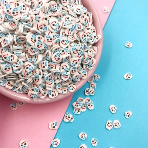 100g Polymer Cute Design Hot Clay Sprinkles for Crafts Making DIY Slime Filler Material Nail Art Decoration Accessories 5mm
