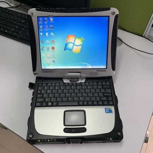 For Benz mb star c4 software hdd SSD in Car Diagnostic Laptop for Panasonic Toughbook Cf19 (Rugged,Touchscreen,i5 8gb)