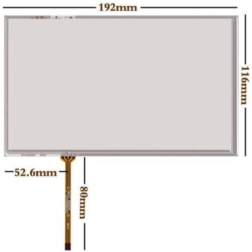 8''inch touch screen 192*116 DVD/hsd080idw1
