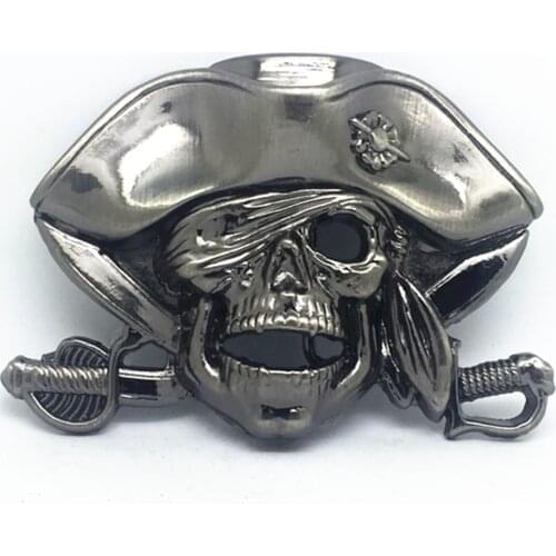 American original pirate, skull, personality, fashion metal buckle