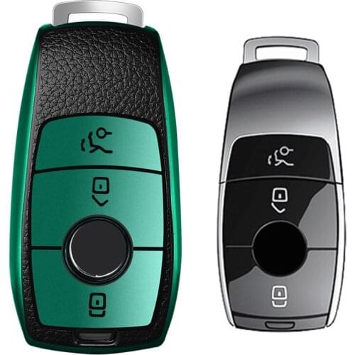 Car Key Shell for Mercedes-Benz New E-Class A200 E200L/E300L/C260L Car Remote Control Key Protective Shell Belt