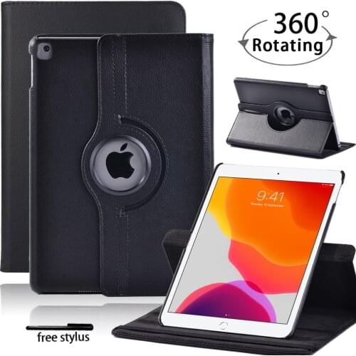 360 Rotating Case for Apple IPad 2019 7th Gen/2020 8th Gen/Air 3/iPad Pro 2nd Gen 10.5" Leather Hard Protective Shell