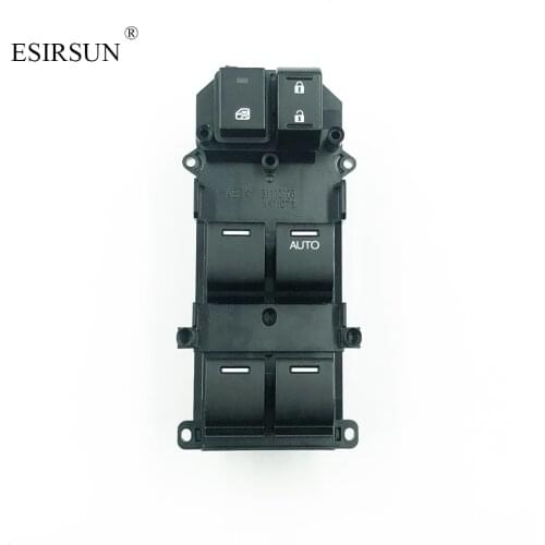 Esirsun Window Front Right Driver Side RHD Master Switch Fit For Honda Accord 2008 2009 2010 2011 35750-SZW-J11 35750SZWJ11