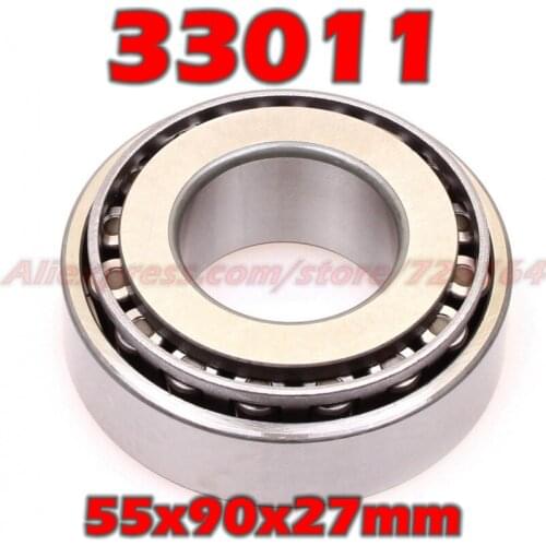 55x90x27 mm Tapered Roller Bearings 33011 3007111E HR33011J 33011JR 33011A E33011J 33011VC12 33011U 33011E 55*90*27