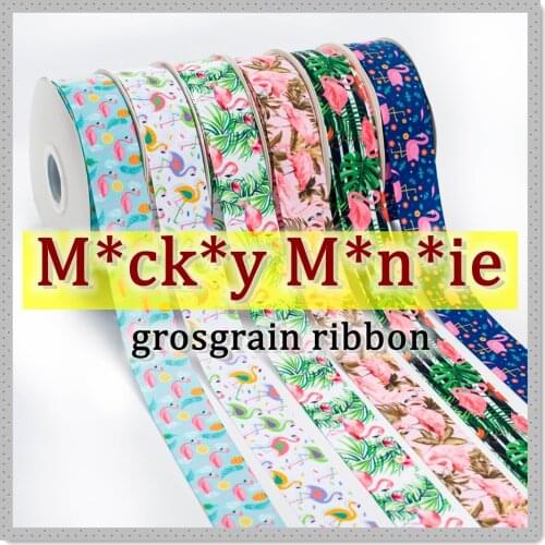 Custom Cartoon Character Printed Grosgrain Ribbon 10 Yards for DIY Sewing & Hair Bow Accessories