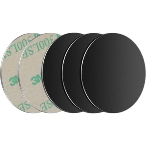 5pcs Metal Plate Disk For Round Magnet Car Phone Holder iron Sheet Sticker For Magnetic Mobile Phone Holder Car Stand Mount