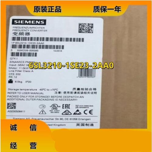6SL3210-1SE23-2AA0 Siemens S120 converter power module 6SL32101SE232AA0