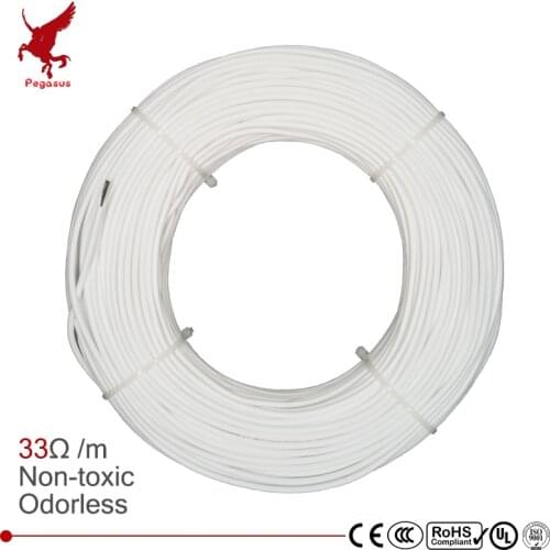 100m 12k 33ohm HRAG carbon fiber heating cable 5V-220V floor heating high quality infrared heating wire Non-toxic odorless
