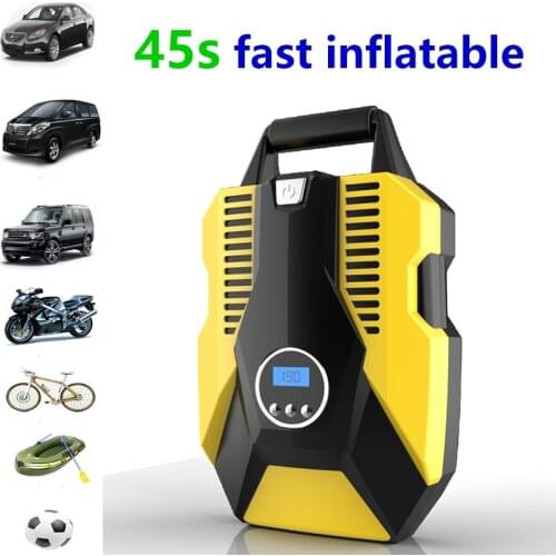 Digital Display Car Inflatable Pump Auto Car Air Compressor Vehicle Tire Inflator Pump For Car Motorcycles Bicycles