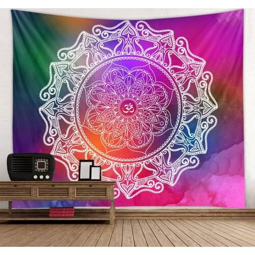 New mandala podomasia live net red background decoration tapestry scene decoration hanging cloth