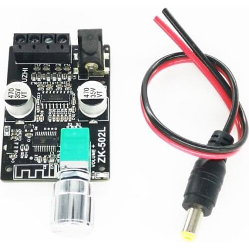 New ZK-502L MINI 5.0 Bluetooth Amplifier Board Wireless Audio Digital Power 2 x 50W Dual Channel Stereo Amplificador