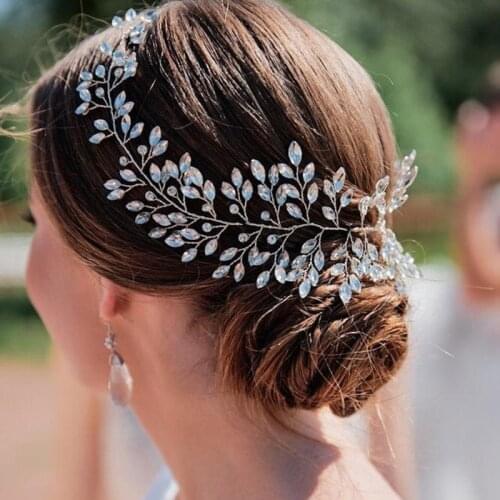 Rhinestone Headbands For Women Wedding Hair Accessories Bridal Headband Tiara Wedding Headband Hairband Hair Jewelry Headpiece