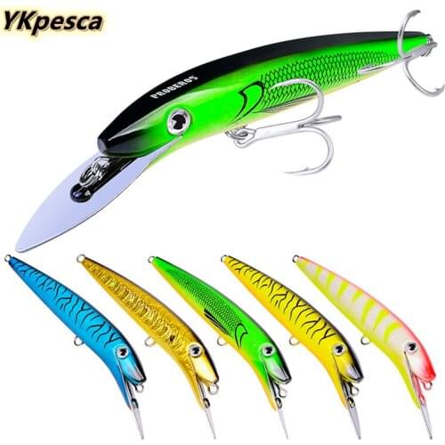 45g 20cm Plastic Minnow Fishing Bait Boat Fishing Hard Lure Plastic Artificial Wobbler Jerk Bait Ocean Fishing Minnow SwimBait
