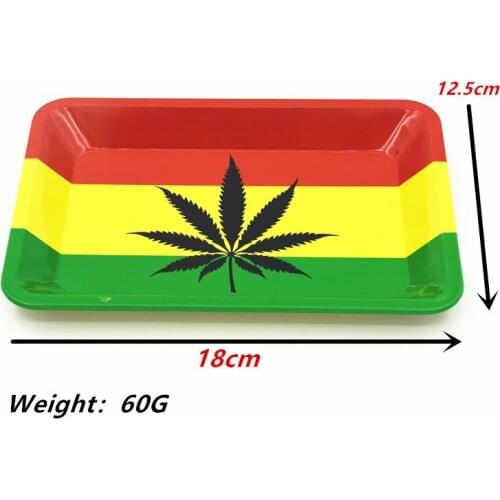 180x125mm Stainless Steel Tobacco Rolling Tray Herb Spice Hand Roller Tobacco Grinder DIY Storage Tray Accessories