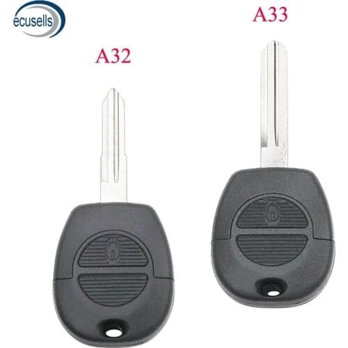 Replacement Case Fob Remote Key Shell 2 Button for NISSAN Pulsar Patrol A32 A33 Blade