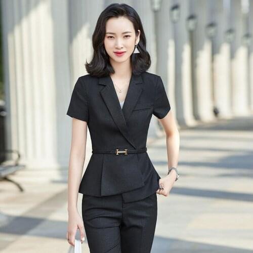 Женские брючные костюмы с пиджаком SOWXWV China At AliExpress