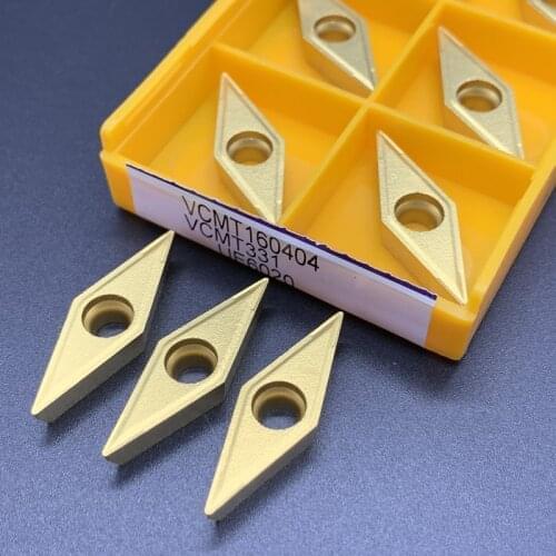 VCMT160404 VP15TF VCMT160404 UE6020 Original High Quality Hard Alloy Blade Cylindrical Turning Tool CNC Turning Tool
