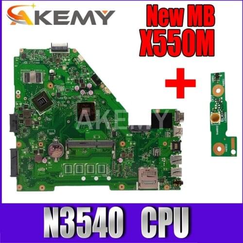 X550MJ motherboard N3540CPU GT920M/1G For Asus X550MJ Laptop motherboard X550M X550MD X552M Notebook mainboard 100% fully tested