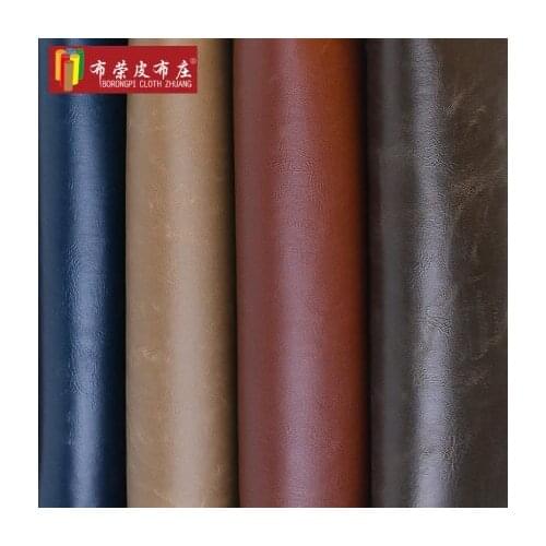 Crazy horse pattern environmental protection wool sole leather simulation cowhide pattern shoe leather artificial PU soft sofa1M