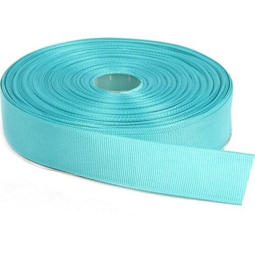 ZERZEEMOOY 100YARD/ROLLS 1/4" 3/8" 5/8" 3/4" 1" 6MM 10MM 15MM 20MM 25MM 100% POLYESTER Aqua Blue GROSGRAIN RIBBON LACE