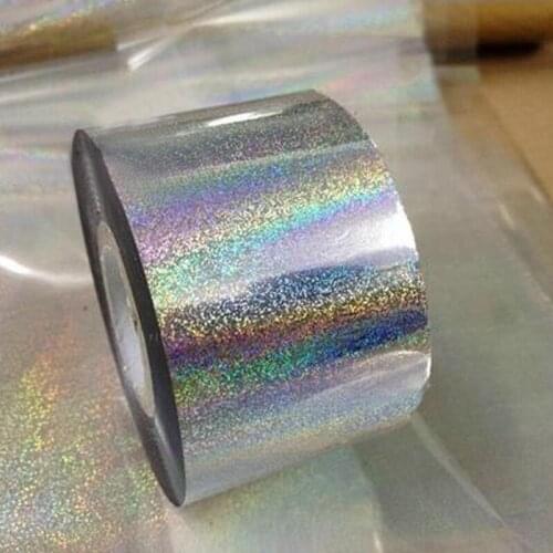 1Roll 120M*4CM Sliver point Nail Transfer Foils Stickers Laser Fine Sand Foils Adhesive Nail Polish Accessories