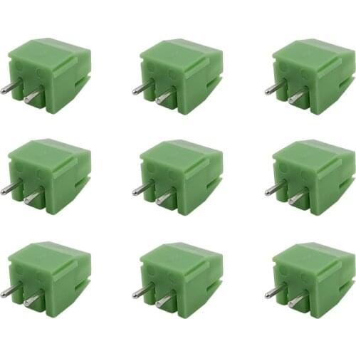 KF350-2P 2Pin 3.5mm Pitch Straight Pin PCB Screw Terminal Blocks Connector KF350 2 Way Terminal for 24-18 AWG Cable