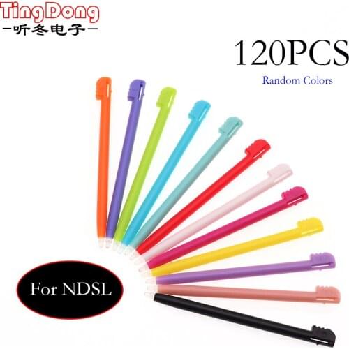 10set=120pcs Touch NDS Stylus Pen for Nintendo DS Lite DSL NDSL New Plastic Game Video Stylus Pen Game Accessories Random Color