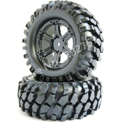 4Pcs/Set RC Wheel Rim & Tyre Tires 96*38mm 1/10 Scale Models RC Car Off-Road Crawler Truck HSP HPI HIMOTO Tamiya TRX Kyosho