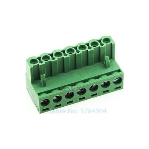 Free shipping 100PCS 2EDGK-5.08-7P KF2EDG female plug/Pitch 5.08mm connector plug-in pcb terminal 7PIN