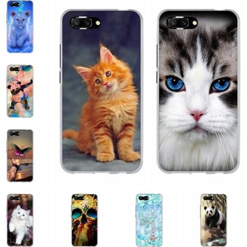 For Huawei Honor 10 Case Cover Bumper Honor10 Soft 5.84" Printing Silicone Back Cover For Phone Cases Huawei Honor 10 Coque Capa