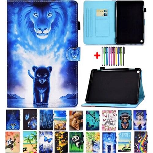 Coque For Amazon Fire HD 10 Case 2021 11th Gen Tablet Animal TPU Caqa For Kindle Fire HD10 HD 10 Plus 2021 Cover HD 10 2019 17