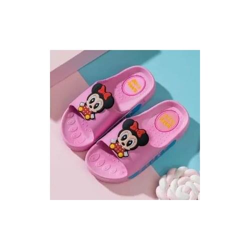 Disney childrens cartoon Minnie Mickey summer non-slip soft-soled sandals beach shoes home shoes boys girls baby sandals and sl