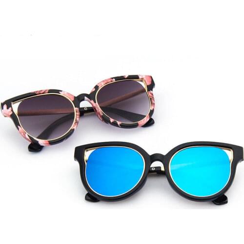 Brand design Cat Eye Frames Cute sunglasses Anti-reflective UV400 Kids glasses Baby Girls&Boys Lovely Children eyeglasses N233