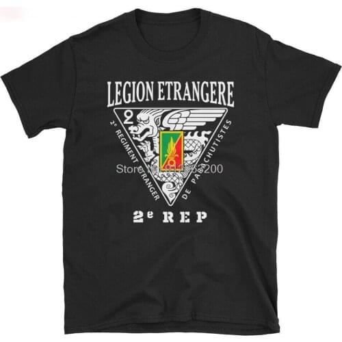 Legion Etrangere Paratrooper French Foreign Regiment T-Shirt Legio Patria Nostra tees Cotton Tshirt Tees Harajuku Streetwear