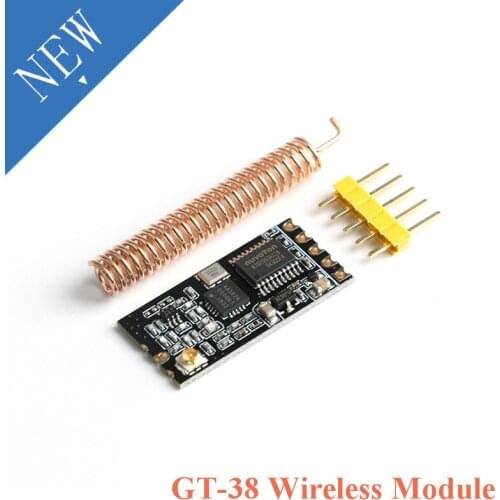 GT-38 WIFI Wireless Serial Port Module Single Chip Portcommunication Module I4438/4463 433MHZ 1200M UART Interface GT 38 GT38