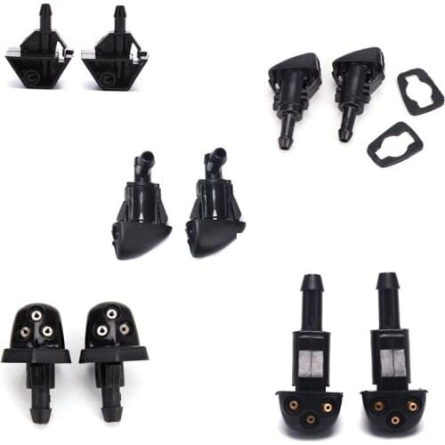 2 PCS Plastic Car Window Windshield Washer Spray Nozzle Water Jet For Nissan Qashqai 2008-2014 For Suzuki Swift Alto SX4 Liana