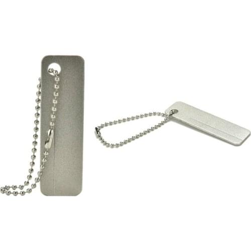 Pocket Diamond Stone Sharpener Keychain For Knife Fish Hook Finger Nail File Outdoor Camping Sharpeners Tool Portable EDC