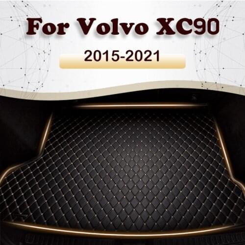 Car trunk mat for Volvo XC90 five seat 2015 2016 2017 2018 2019 cargo liner carpet interior accessories cover