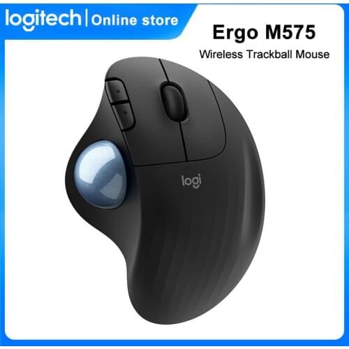 Logitech Ergo M575 Mouse Wireless Trackball Hand-Held Mouse Ergonomic Creative Mice For PC Laptop Office