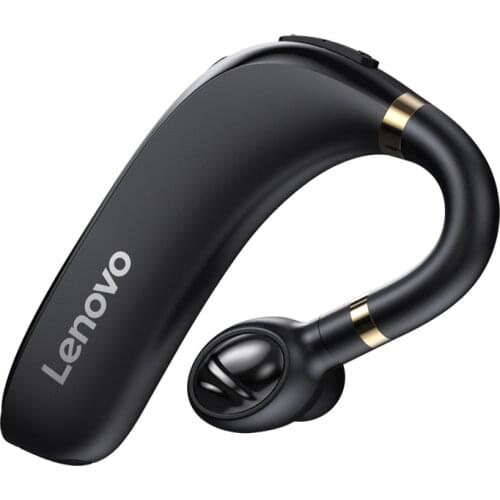 Lenovo Original HX106 Wireless Bluetooth 5.0 HD Call Earphones Ear Hook Earbuds For Game Driving Meeting With Microphone